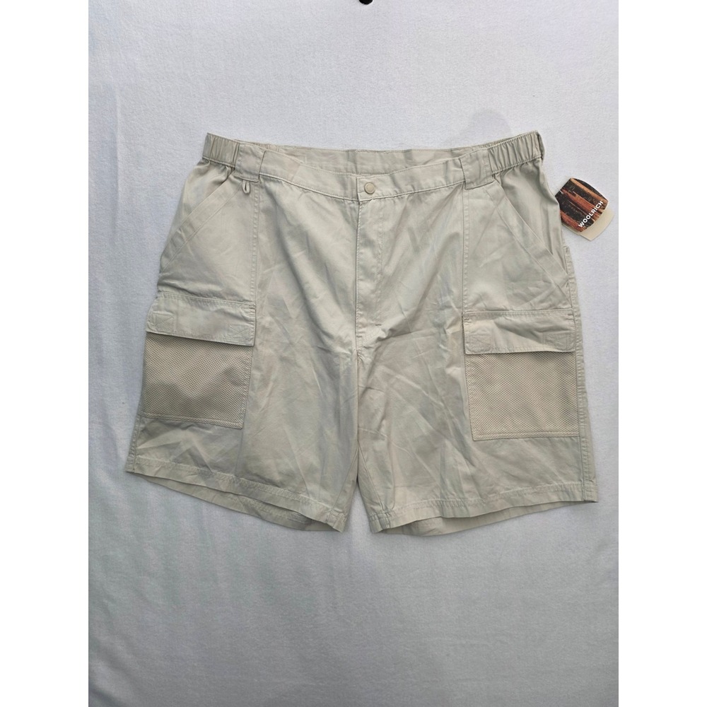 Woolrich Cargo Shorts 301 XL Stone Beige Gorpcore Outdoor Hiking